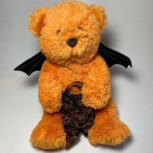 Collectible 2009 Halloween Godiva Chocolate Teddy Bear Plush Bat Wings